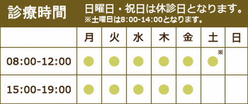 診療スケジュール